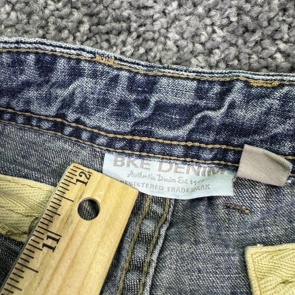 BKE Jeans Womens 31 Blue Sunset Capri Crop Denim Medium Wash Casual Logo City - Picture 6 of 10